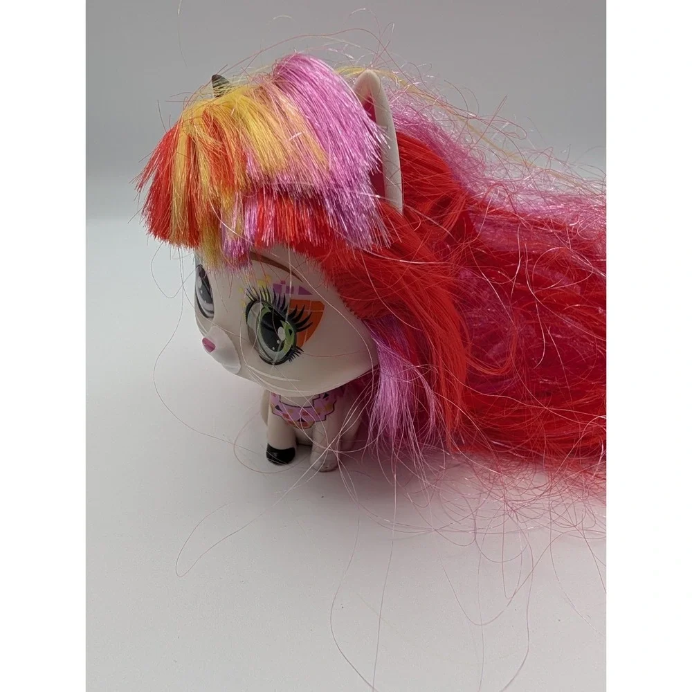 VIP Pets Mini Fans Kitty Cat‎ Figure Elektra Multicolor Long Hair Toy